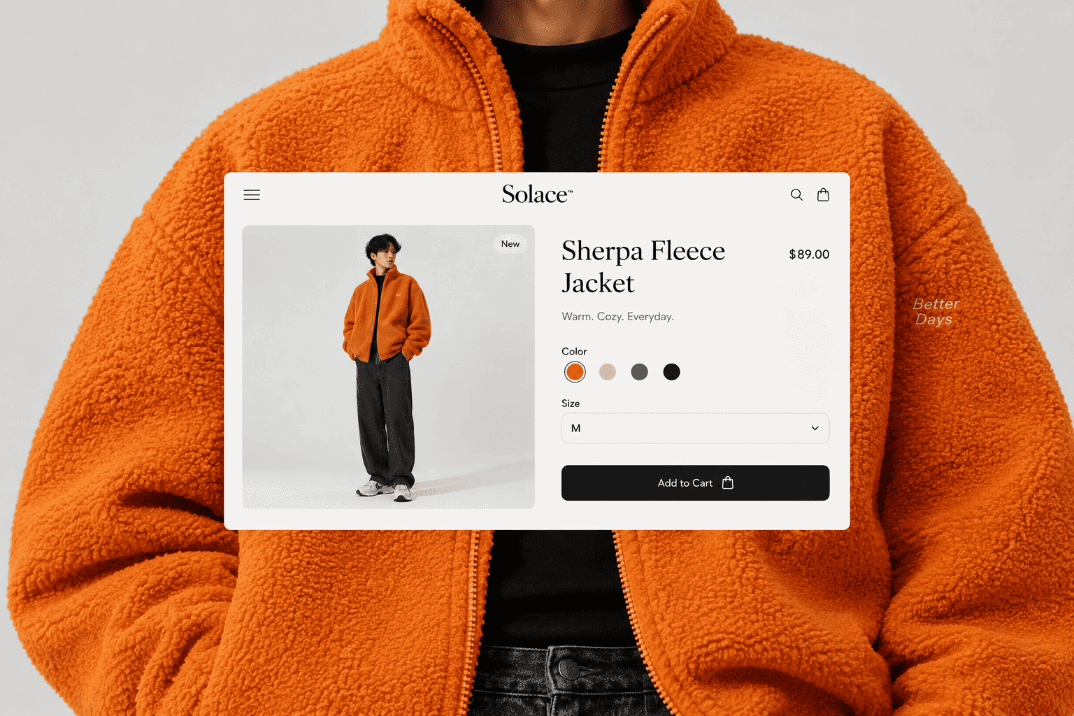 Responsive web development project preview